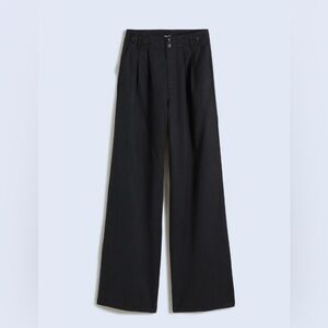 Madewell high waisted wide leg trousers